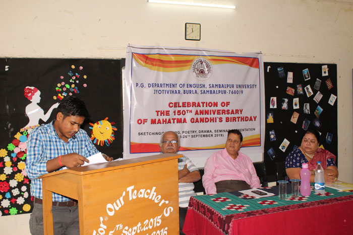 Celebration of 150th Birthday Anniversary of Mahatma Gandhi