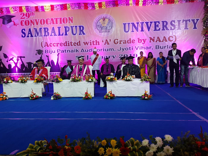 29th Convocation of Sambalpur University held on 5th January 2019