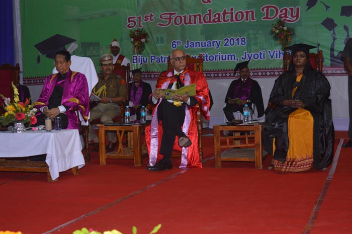 28th Convocation, Sambalpur University on 06th January, 2018