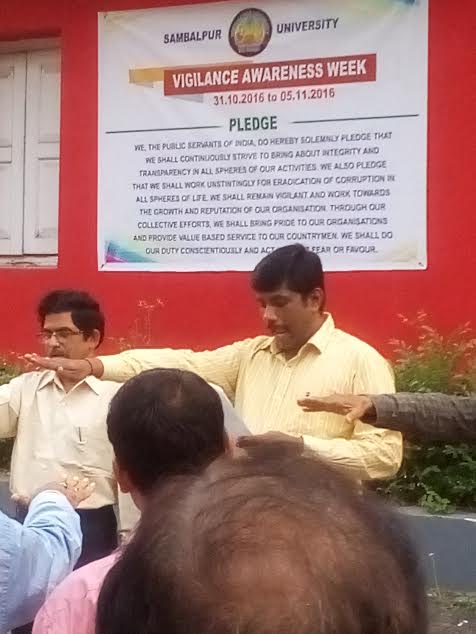 Pledge on Vigilance Awareness Week Celebration