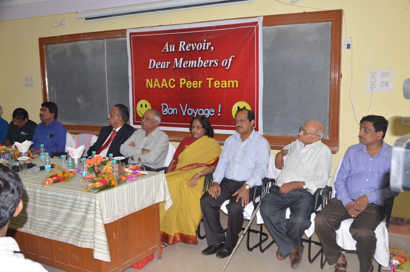 NAAC Peer Team Visit From 3rd August to 6th August 2016