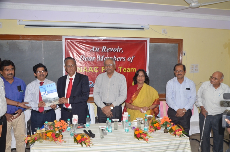 NAAC Peer Team Visit From 3rd August to 6th August 2016