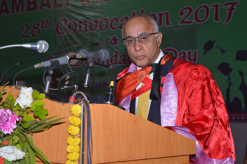 28th Convocation, Sambalpur University on 06th January, 2018