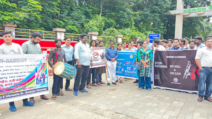 Antiragging Day Observed on 12.08.2025 at Sambalpur University