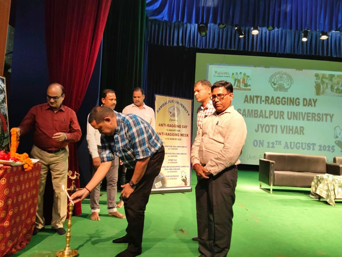 Antiragging Day Observed on 12.08.2025 at Sambalpur University