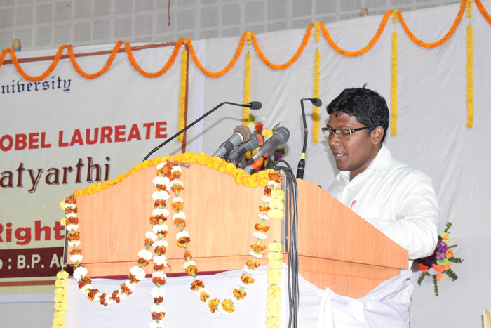 Visit of Noble Laureate Sri Kailash Satyarthi